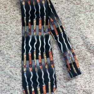 Vintage Cigar Patterned Necktie